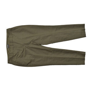 Express Columnist Pants Women 10R Olive Green Brown Stretch Dress Work Trouser